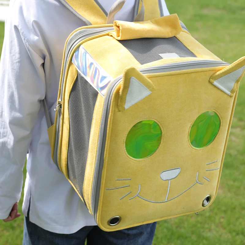Travel Pet Cat Carrier Backpack Cute Small Dog Cat Bag Ladies Transport Rabbit Mochila Transporte Gato Cats pet products
