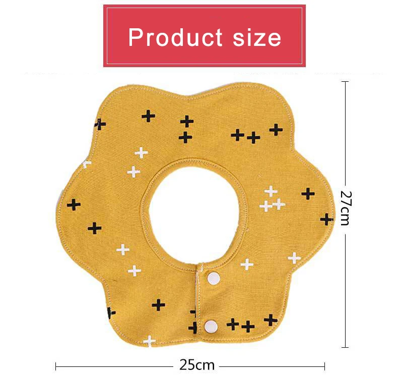 Детские Непромокаемые нагрудники хлопковая ткань с цветочным рисунком