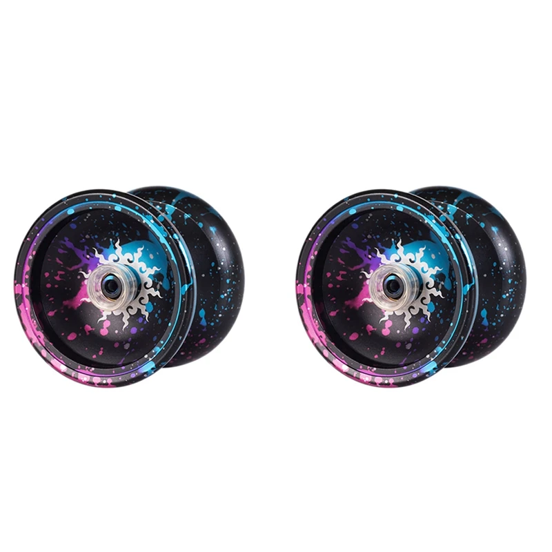 

2 шт., Профессиональный Йо-Йо из сплава H2 Butterfly с 10 шарикоподшипниками