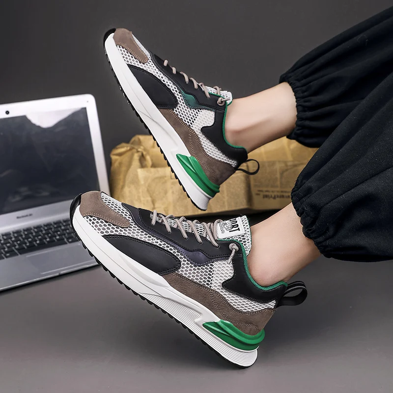 Men's Sneakers Male Sports Casual Shoes Men Summer New Breathable Running Shoe Vulcanized Shoes Summer Trainers