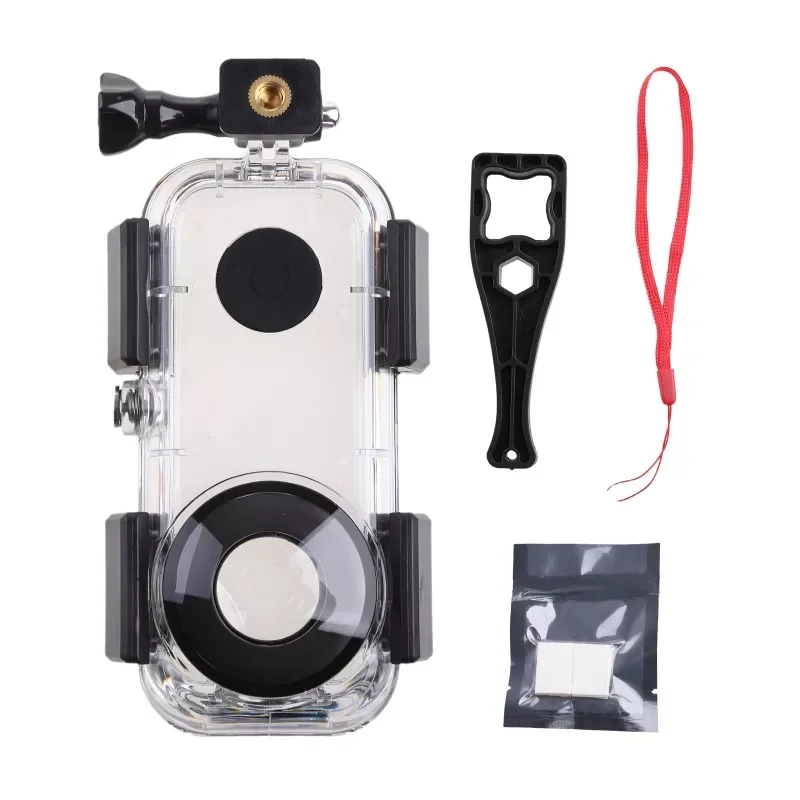 

30m/98ft Waterproof Housing Diving Protective Cover Underwater Case Shell Compatible with Insta 360 One X2 Panoramic Camera