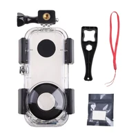 30m98ft waterproof housing diving protective cover underwater case shell compatible with insta 360 one x2 panoramic camera