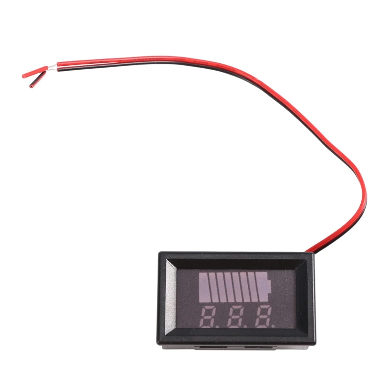 12 В ACID-индикатор емкости аккумулятора светодиодный тестер уровня заряда синий