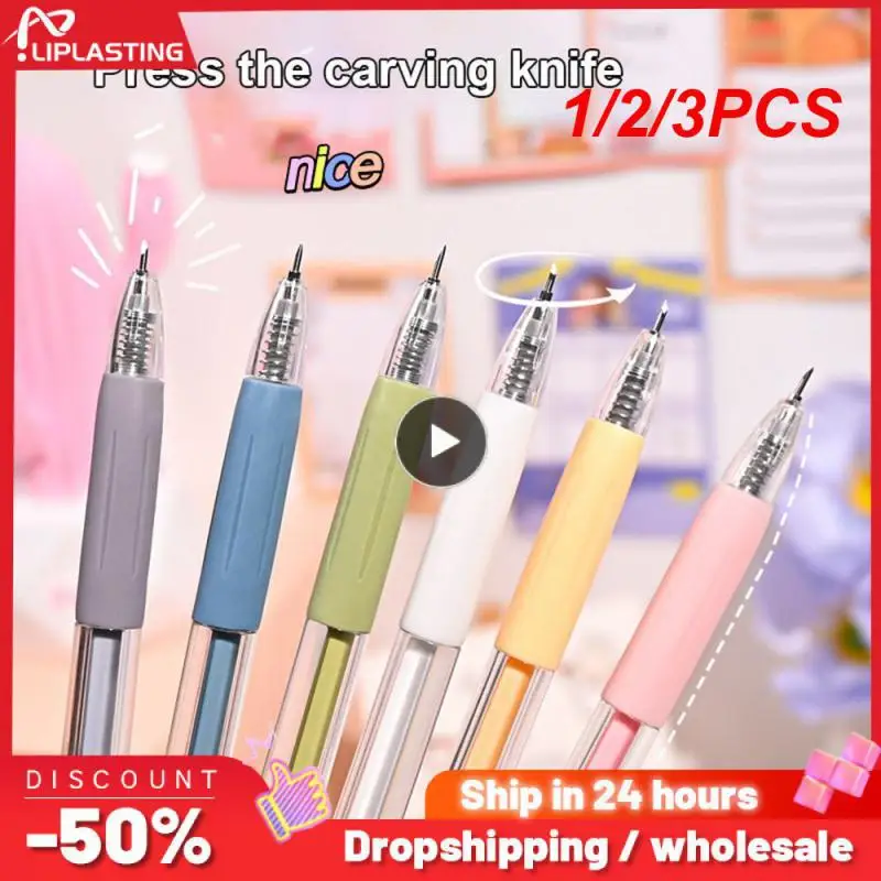 

1/2/3PCS Art Knife Pen Paper Cutter Precision Craft Cutting Tool Portable Knife Hand Account Tape Leather Fabric Carving