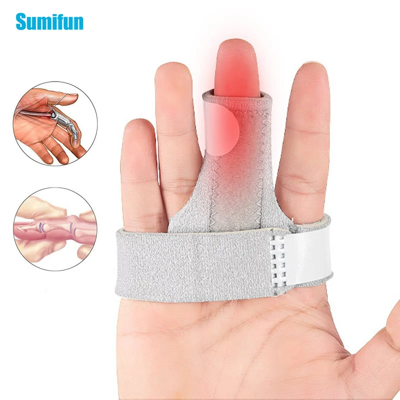 

3pcs Finger Splint Brace Adjustable Finger Support Protector for Fingers Arthritis Joint Finger Injury Brace Tendon Pain Relief