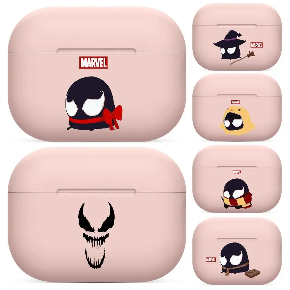 

Marvel Venom For Airpods 1 2 pro case Protective Bluetooth Wireless Earphone Cover For Air Pods case air pod cases Pink cute gen