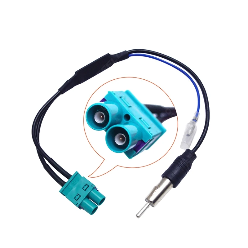 

OEM Dual FAKRA RF Radio Antenna Adapter With AmplifierFor RNS510/RCD510/310/Golf