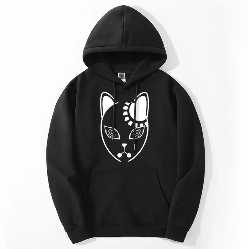 Горячие аниме толстовки с капюшоном женский Принт манга Harajuku спортивный костюм