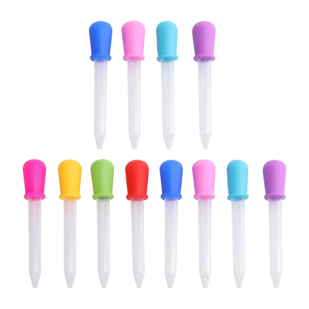 

12pcs Medicine Dropper Silicone Dropper Portable Dropper Feeding Dropper