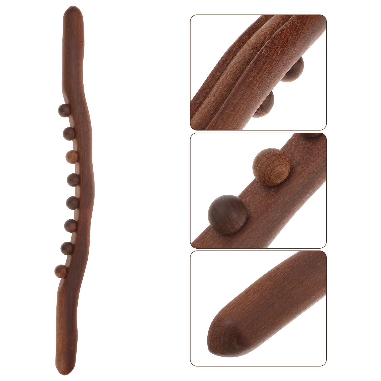 

Rolling Stick Gua Sha Massage Scalp Massager Supplies Meridian Wood Tool Rod Beauty Salon Scroll Wheel