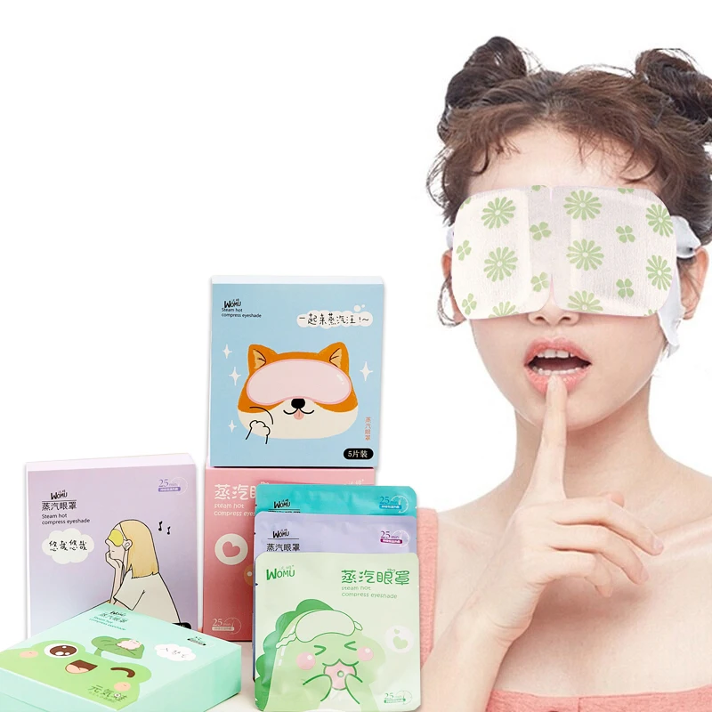 5 шт. Паровая популярная мультяшная игрушечная Тканевая маска для глаз маска для сна для глаз для студентов детей забота о глазах для сна офи...