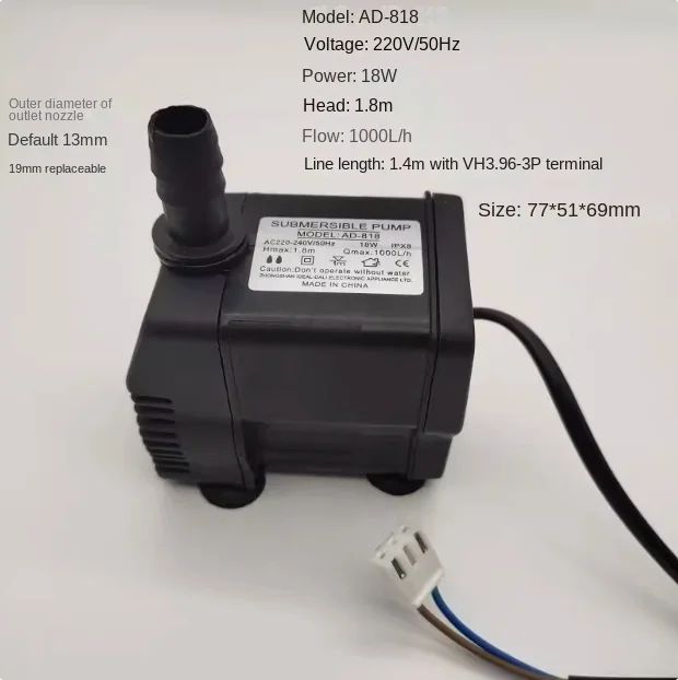 10 Вт 18 25 мобильный охладитель маленький водяной насос бытовой кондиционер