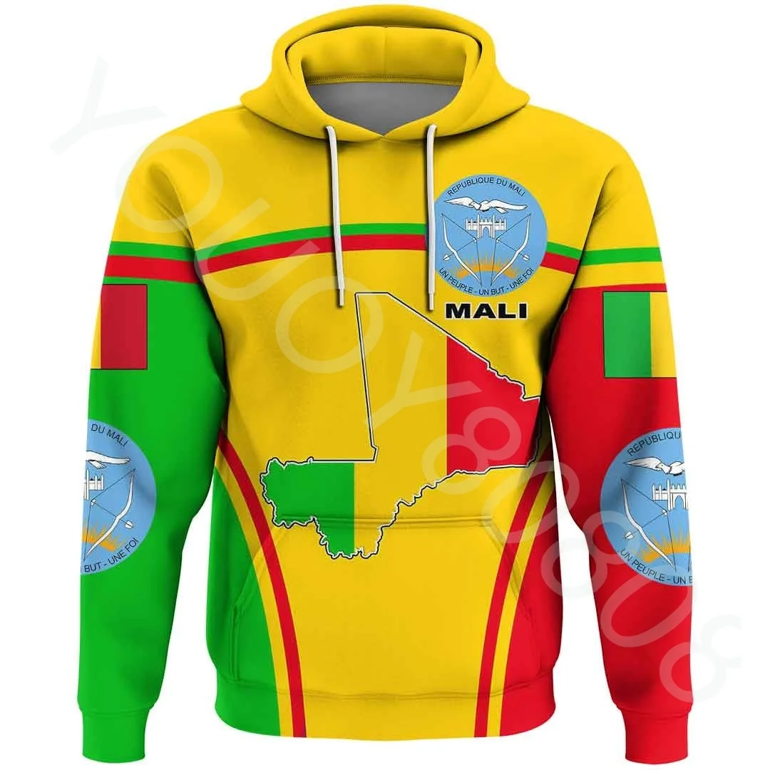 

Men's Sweater 3D Print Africa Mali Pullover Hoodie Pentagon Style Harajuku Casual Sportswear Zip Hoodie