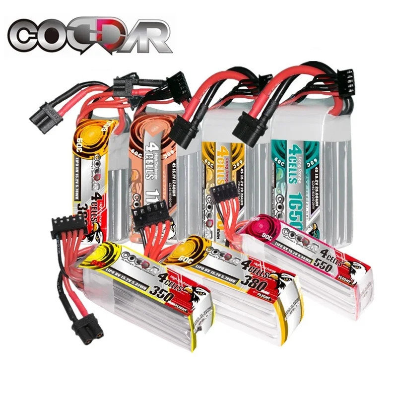 

4S 15,2 V Lipo батарея HV 350/380mah 550mAh 1150mAh 1300mAh 1500mAh 60C 90C для FPV самолета дрона квадрокоптера XT30 XT60