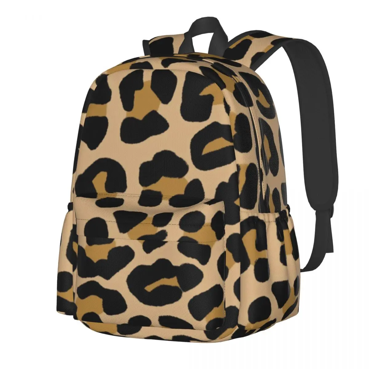 

Classic Cheetah Print Backpack Spotted Leopard Fashion Backpacks Male Trekking Breathable High School Bags Design Rucksack