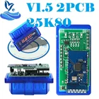 Сканер PIC18F25K80 V1.5 MINI OBD2 ELM 327 Bluetooth OBD2 ELM 327 V1.5 OBD2 ELM327 HHOBD ELM327 Forscan HSMS CAN USB ELM327