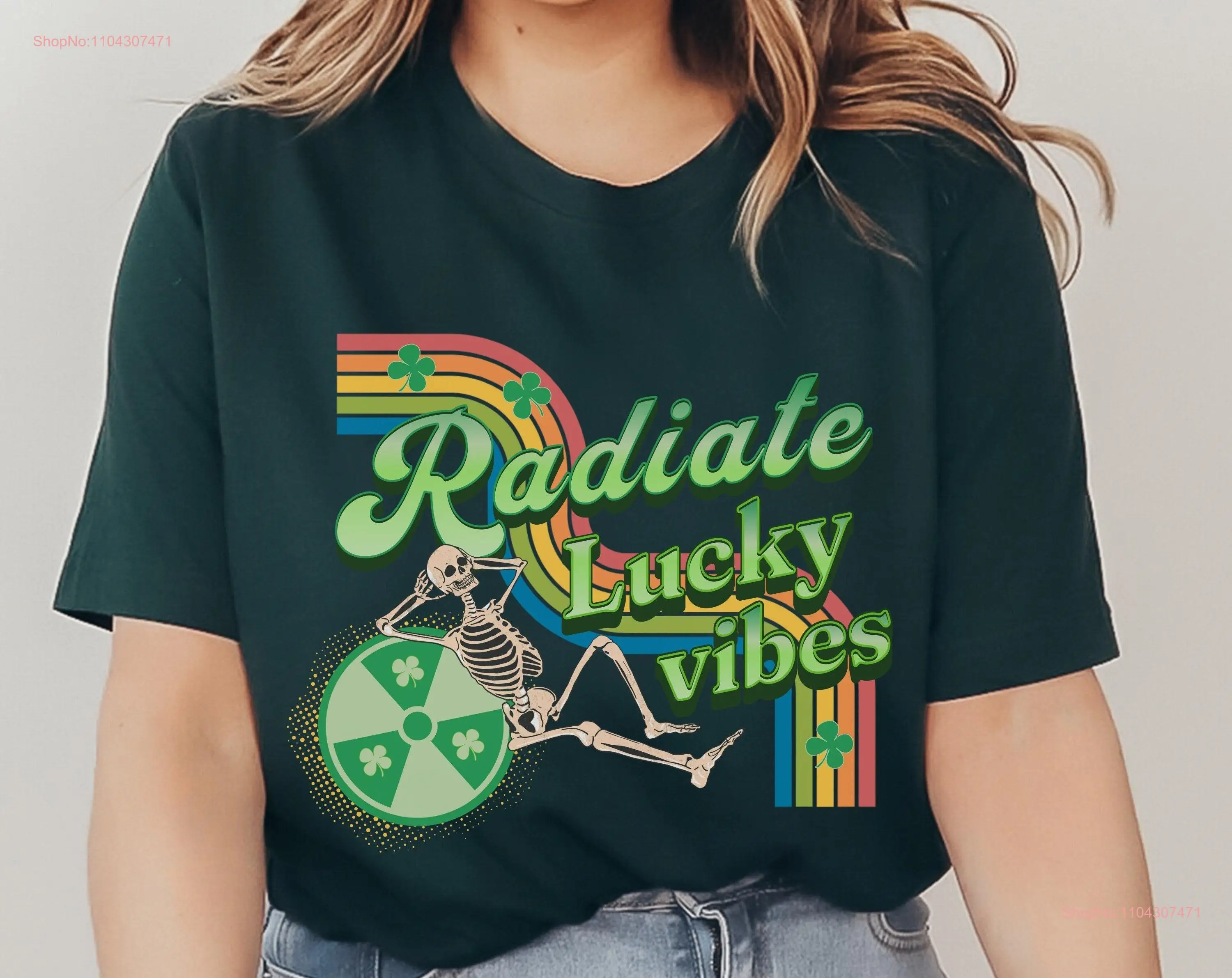 Футболка Xray Day St Patricks's Radiology Patty's Rad Tech CT Lucky Green Technologist с длинными или короткими