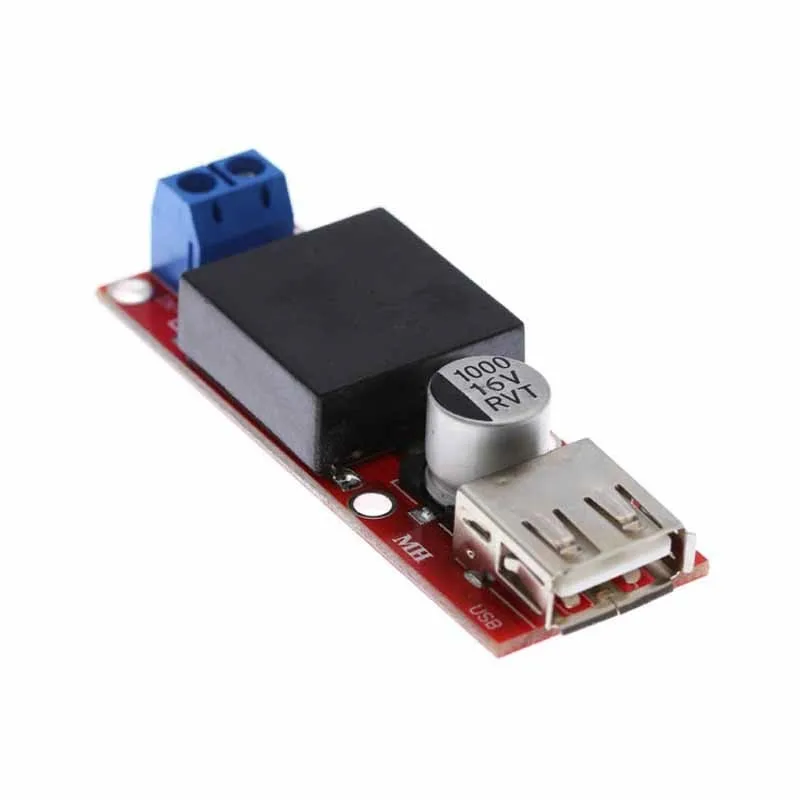 5V USB Выход преобразователь постоянного тока 7 в-24 в до 5 В пост 3A шаг-понижающий