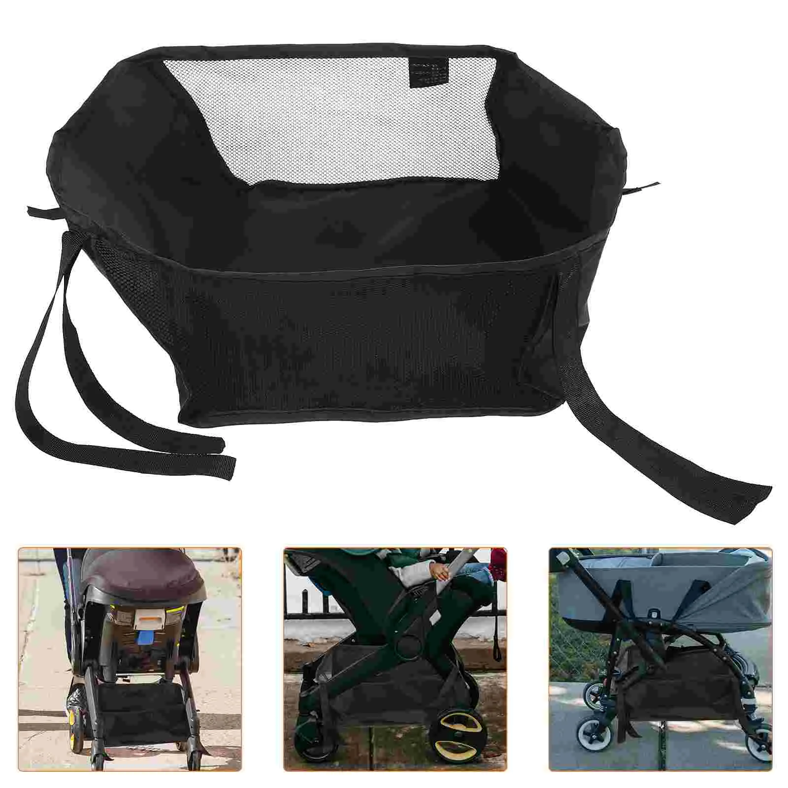 

Stroller Bottom Organizer Basket Wagon Bag Storage Case Pouch Baby Diaper Universal