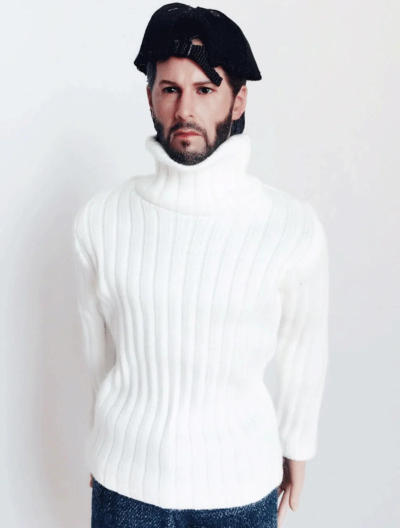 

1/6th Sodier Clothes Turtleneck Knitwear Sweater Model for 12" Male Figure