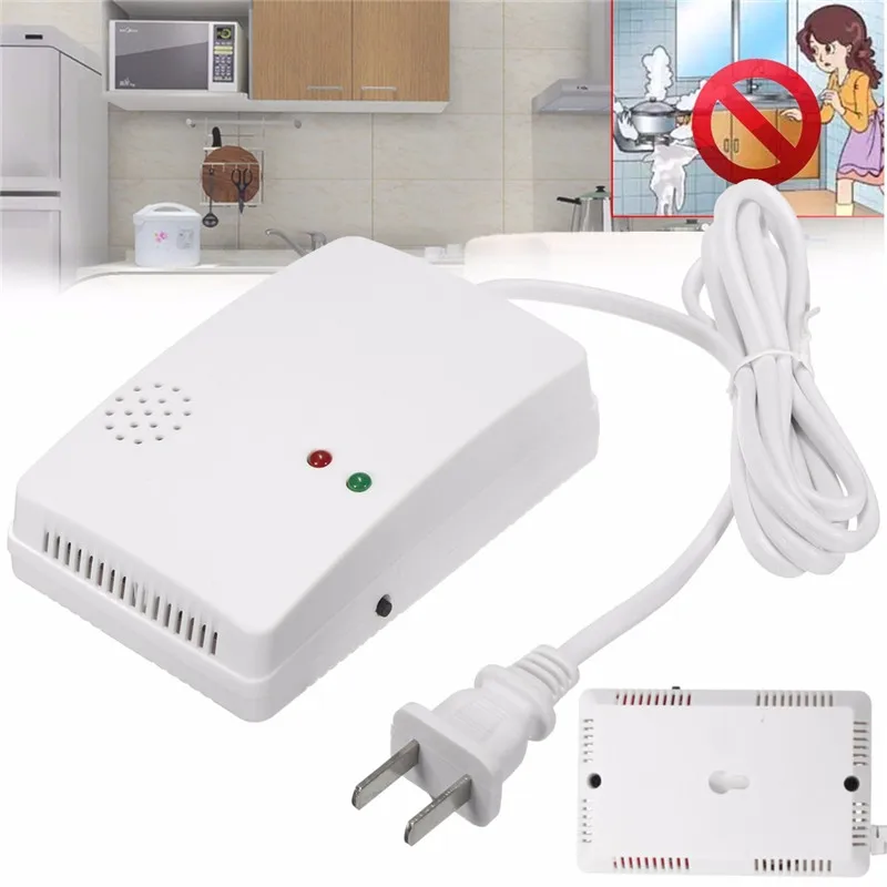 

Natural Gas Sensitive Detector Alarm Independent Gas Detector Sensor Wall Hanging Within 1 M From Ceiling Board