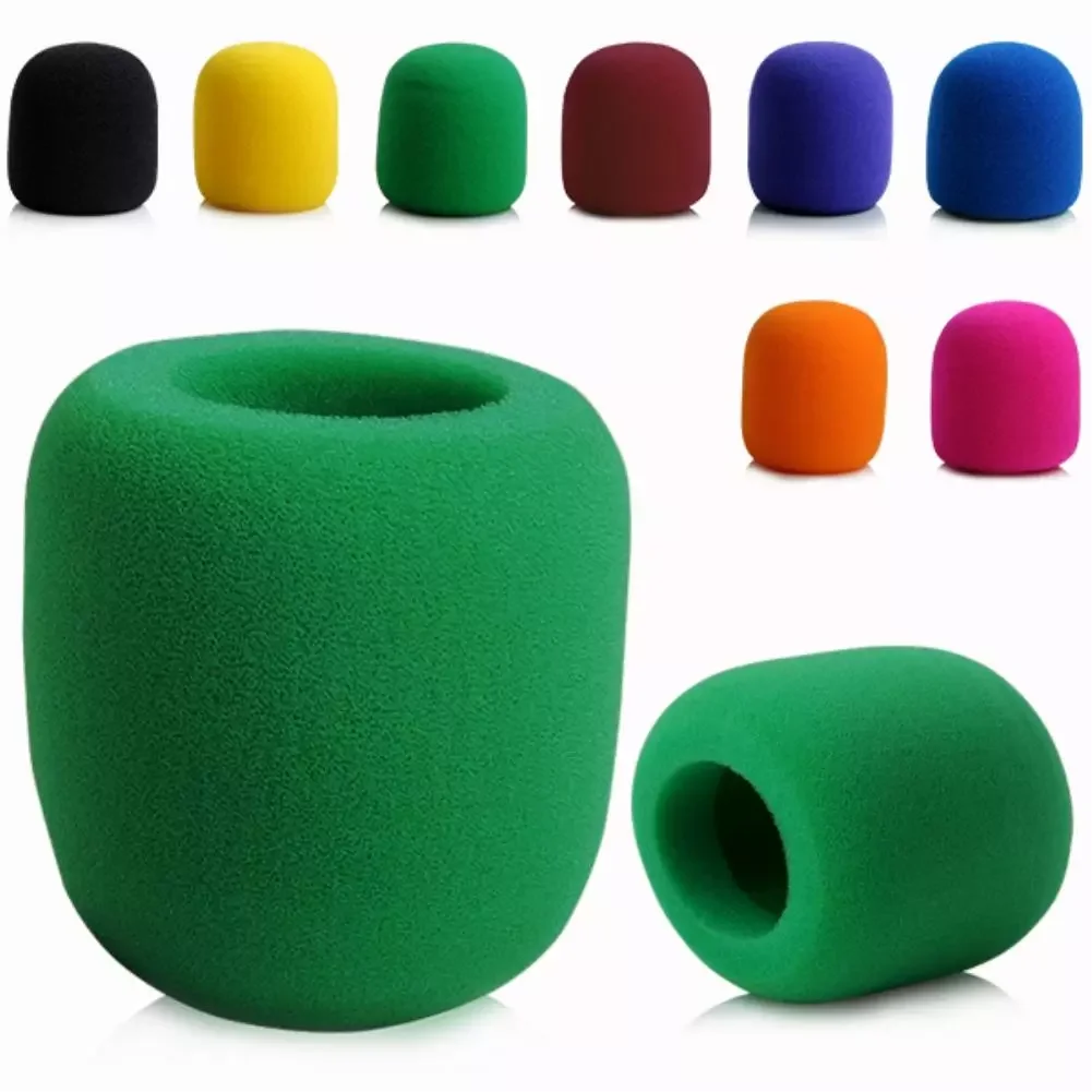 

8pcs/lot 8 Colours 7x3.5cm Headset Replacement Foam Microphone Cover Telephone Headset Mic Cover Windshied Headset Foam