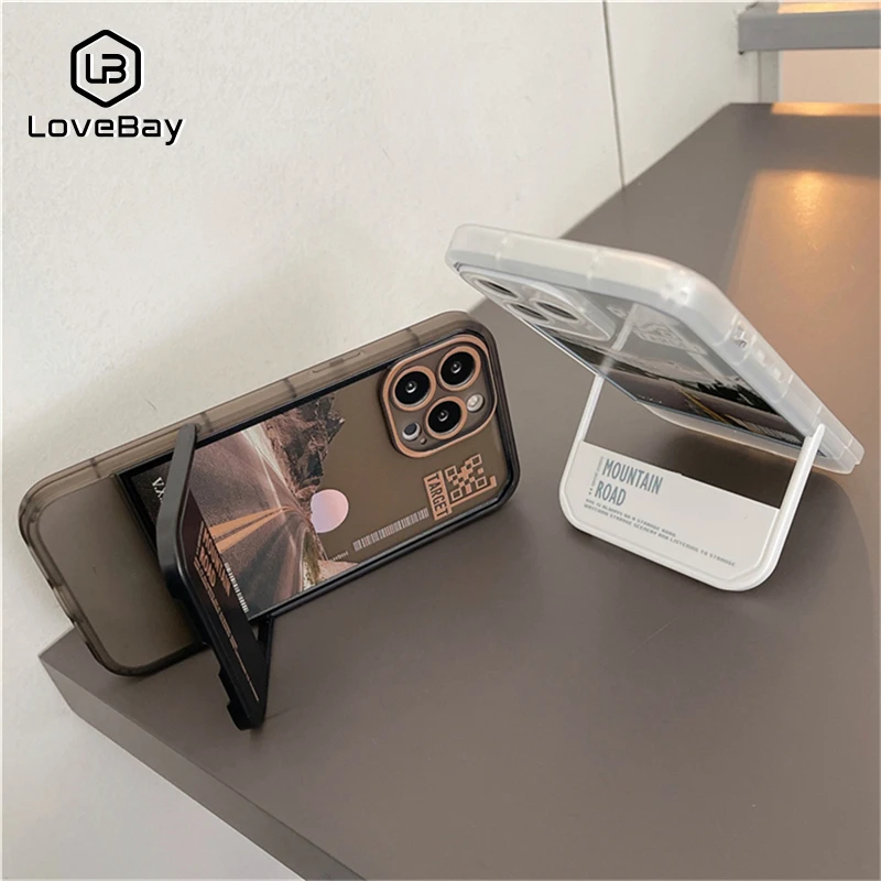 Новый Модный чехол Lovebay со скрытой подставкой для iPhone 11 12 13 Pro Max 7 8 Plus XR X XS
