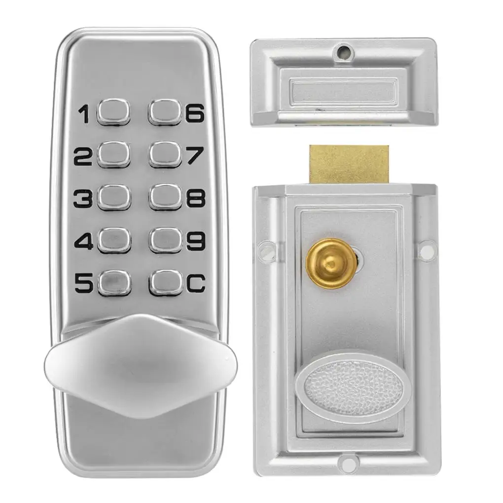 

2 - 4 Digits MiNi Mechanical Code Lock Cabinet Indoor Outdoor Door Password Security Coded Lock