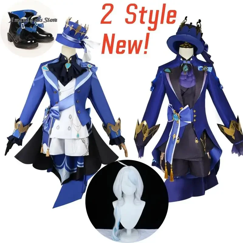 Фонтейн фурина фокалоры Косплей Костюм Genshin Furina костюм ударопрочный Платье