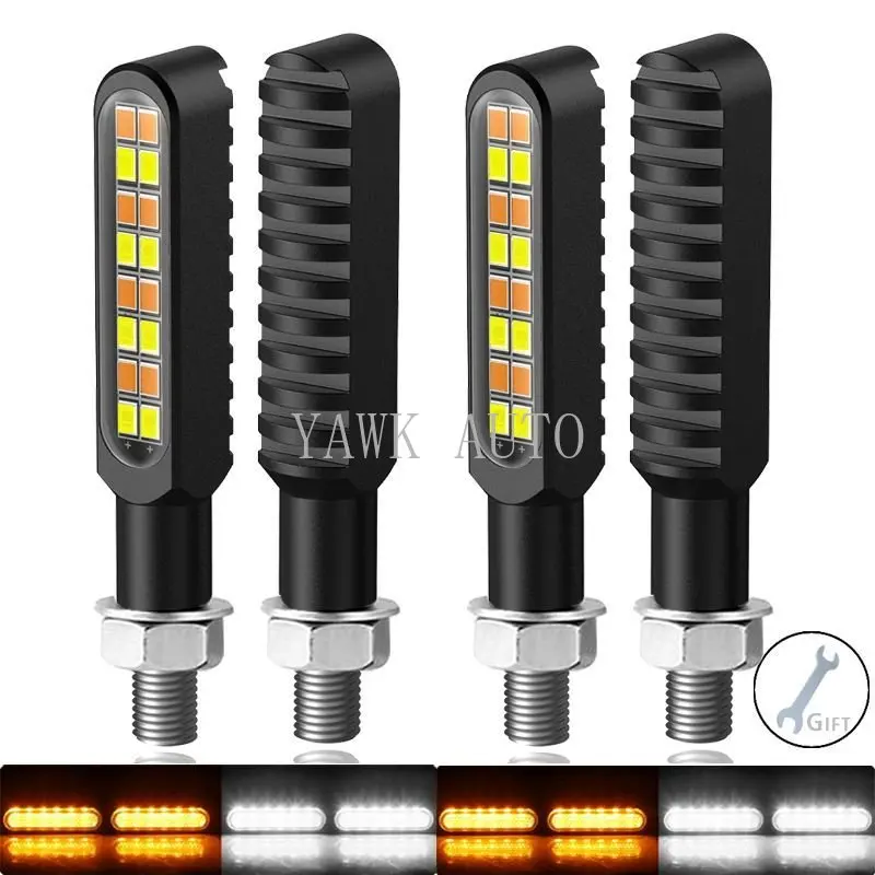 

8mm Mini Led Motorcycle Turn Signal Light Lamp Indicators Blinker Clignotant Moto Led for Honda Yamaha Kawasaki Cafe Racer 12V