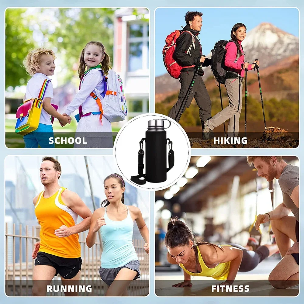 Бутылка для воды с чехлом 500-1500 мл Неопреновая Крышка вакуумной чашки крышка