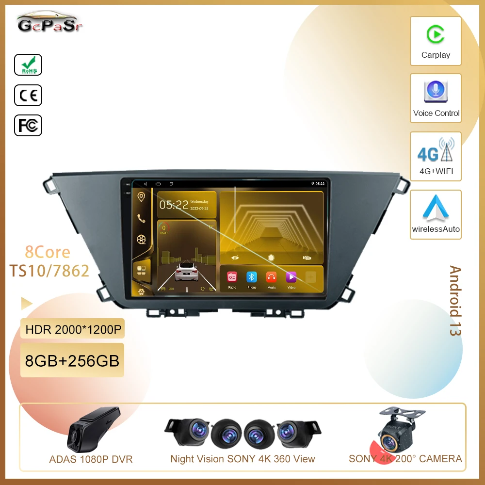 

Android 13 7862 For Kia Carens KY 4 IV 2022 - 2023 RHD Car Radio Multimedia Player GPSNavigation With Wireless Carplay Auto BT