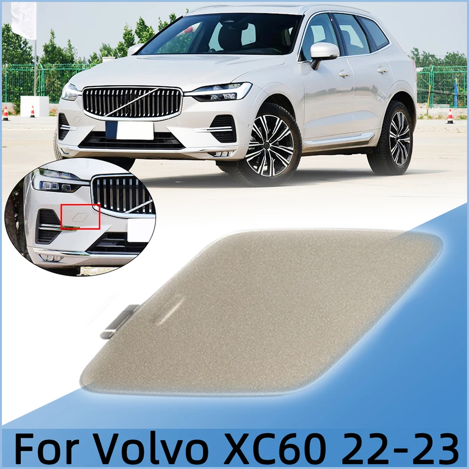 

Аксессуары для автомобилей Volvo XC60 2022 2023 32234934, передний бампер, буксировочный крюк, крышка, крышка, буксировочный буксир, буксировочная крышка прицепа, отделка крышки