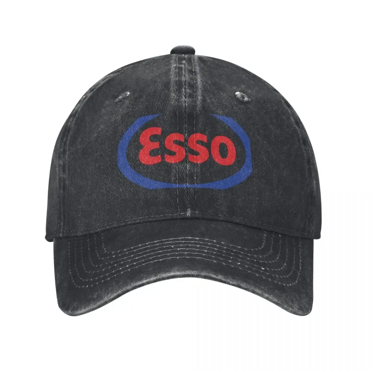 Фото Бейсболка с логотипом Esso (ранее Exxon и Standard Oil), пляжная сумка, роскошная женская кепка черного цвета для мужчин и женщин №2