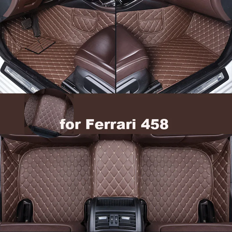 

Autohome Car Floor Mats For Ferrari 458 2005-2009 Year Upgraded Version Foot Coche Accessories Carpets