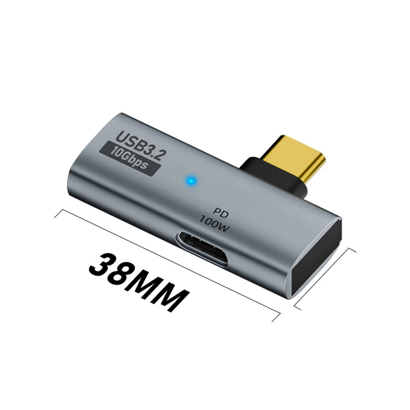 Адаптер USB Type-C 10 Гбит/с OTG 2 в 1 100 Вт