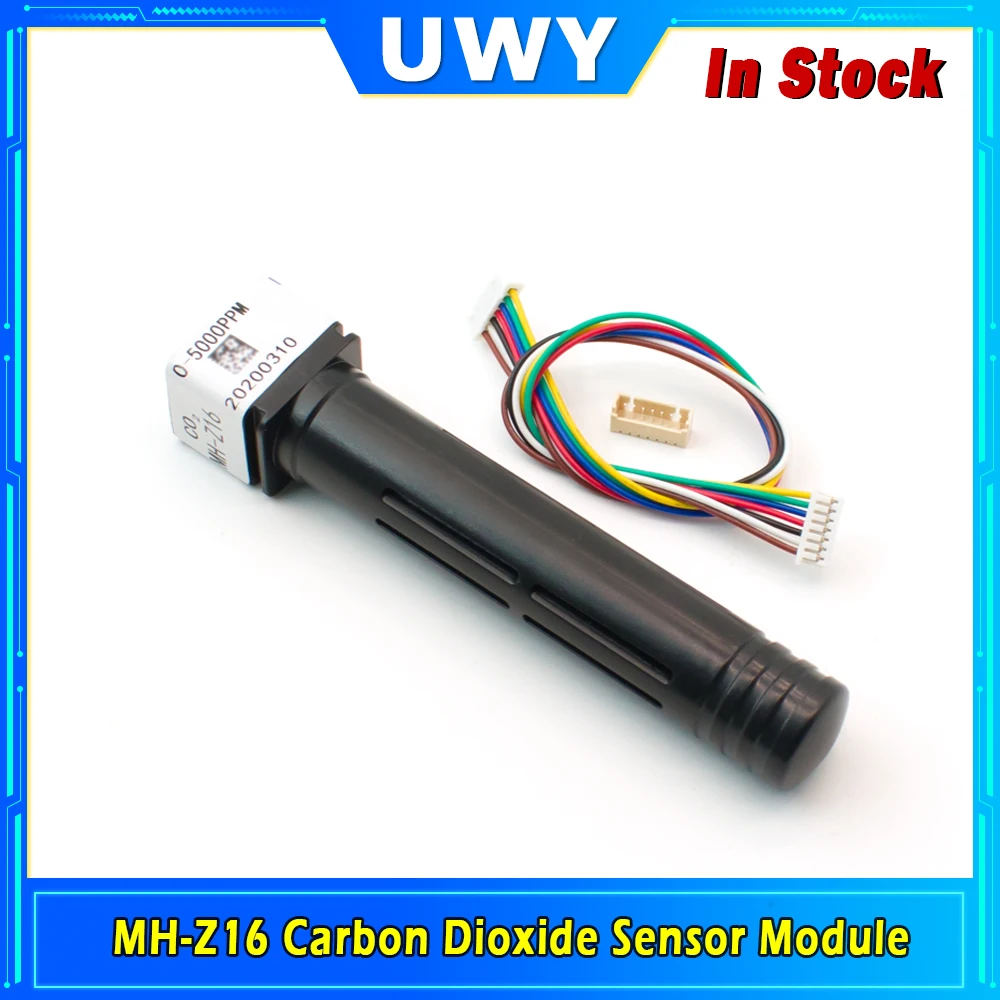 Фото Инфракрасный датчик CO2 UWY MH-Z16 (NDIR) для определения качества воздуха, 0-5000ppm, UART, PWM №1