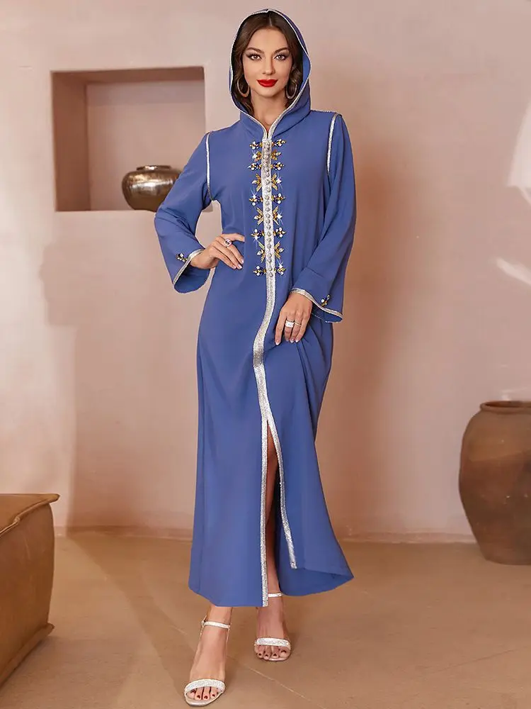 

Ramadan Abaya Dubai Arabic Turkey Islam Muslim Party Dress Kaftans African Dresses For Women Robes De Soiree Djellaba Musulmane
