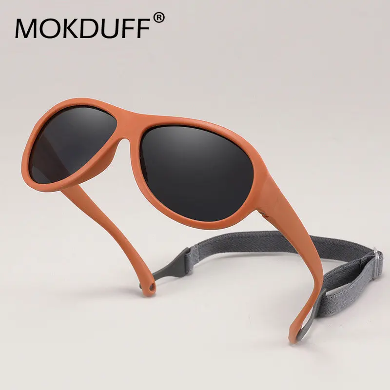 

Baby Polarized Sunglasses Flexible Frame with Strap Adjustable for Toddler & Newborn Infant 0-36 Months