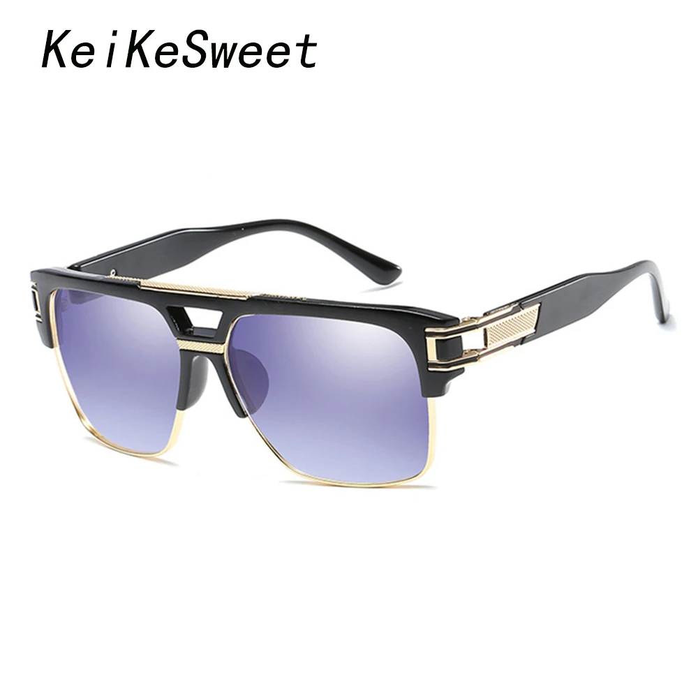 Фото KeiKeSweet модные роскошные зеркальные брендовые дизайнерские солнцезащитные очки