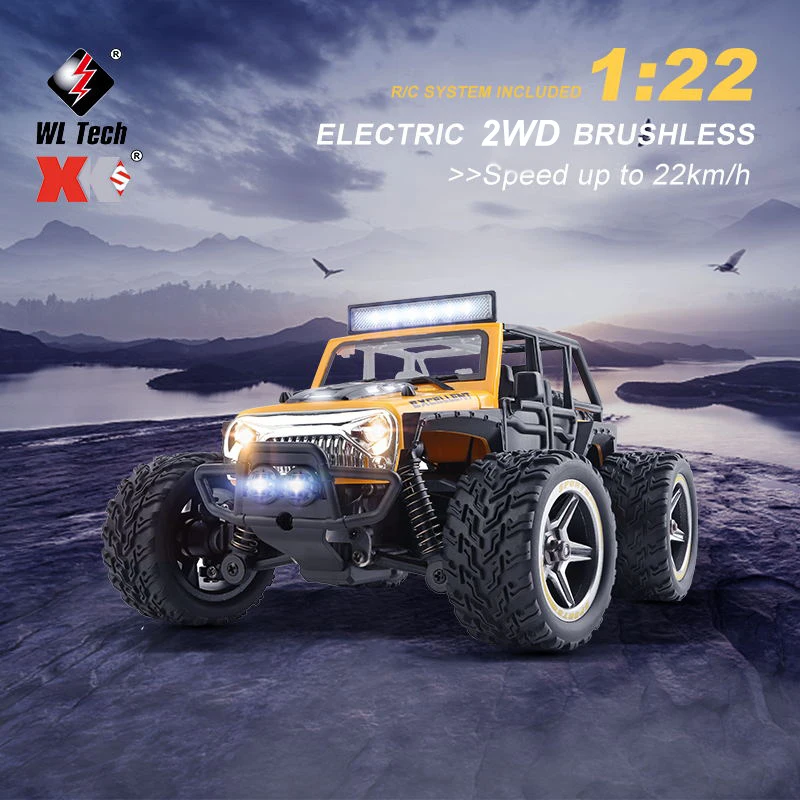 

WLtoys 22201 322221 мини Радиоуправляемый автомобиль со светодиодной подсветкой 2,4G радио 2WD 22 км/ч радиоуправляемые автомобили Багги внедорожники и...