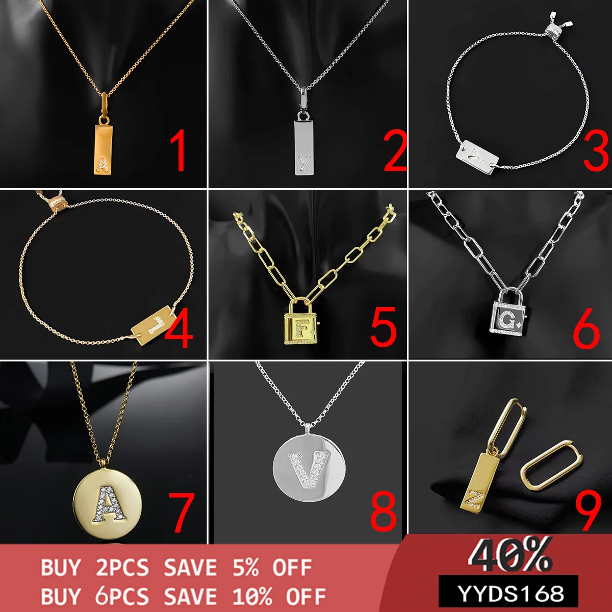 

Браслет из серебра S925 пробы с надписью 26 дюймов