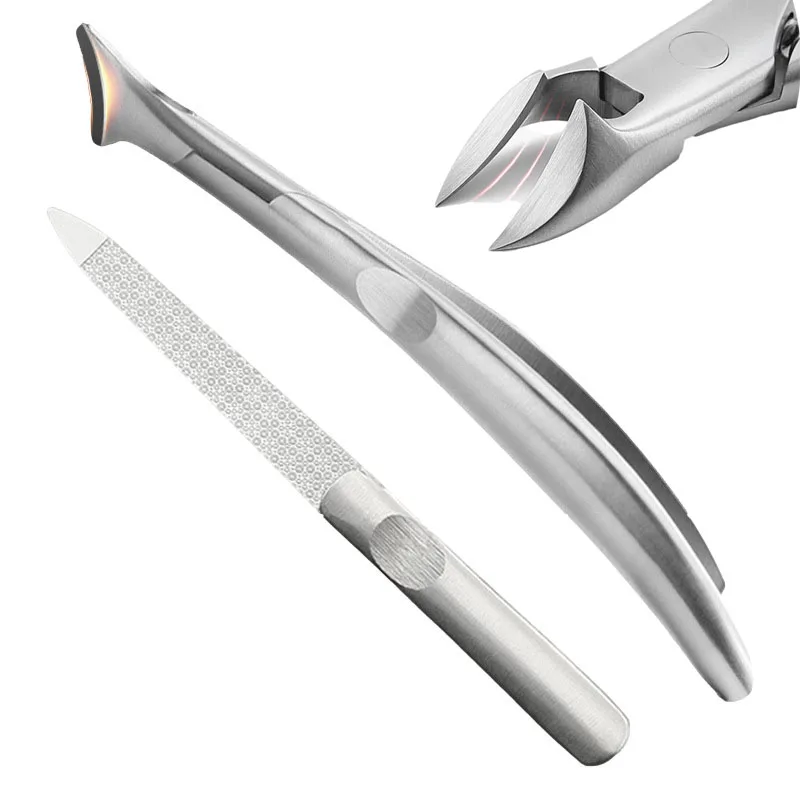 

Stainless Steel Nail Clippers Trimmer Ingrown Pedicure Care Professional Cutter Nipper Tools For Feet Toenail Paronychia Improve