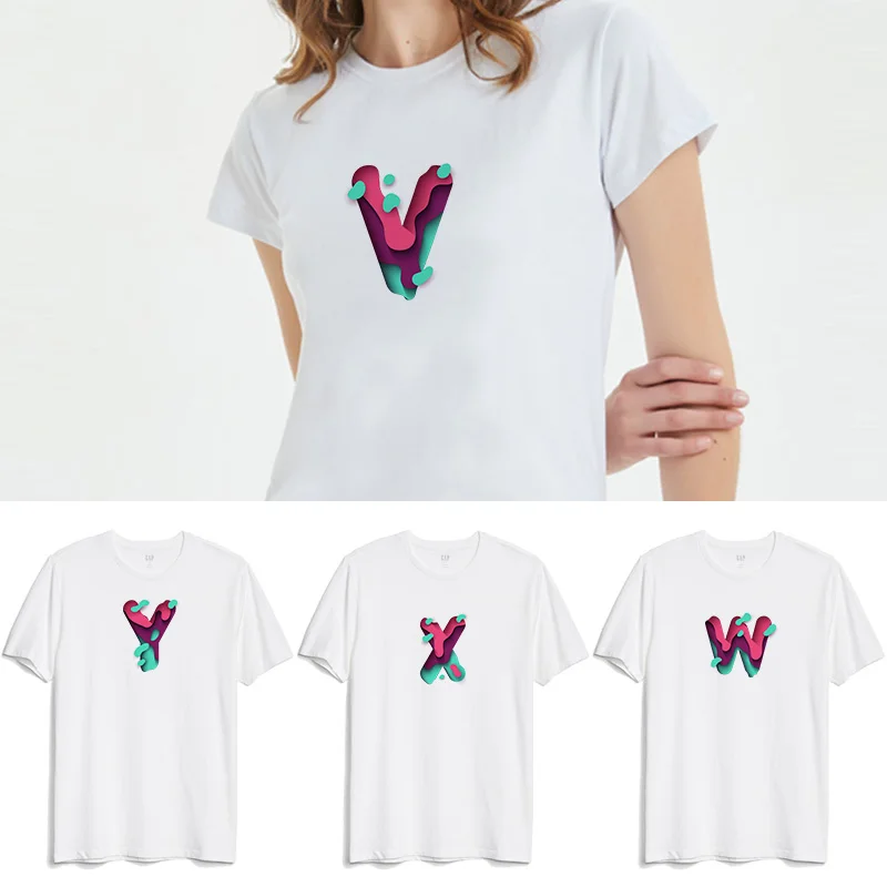 

Woman T-shirts Top Women Clothing Mallow Letters Oversized T-shirt Short Sleeve Kawaii Clothes Summer Women's Women-clothing Tee