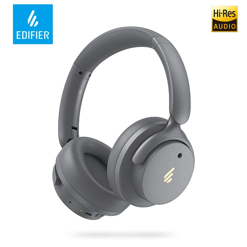 Фото Edifier H9 Беспроводные Bluetooth-наушники Гарнитура с активным шумоподавлением Bluetooth 5.4 Hi-Res Audio 75H Складная батарея №1