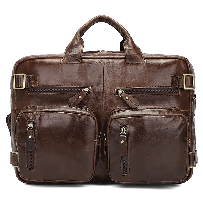 

Shoulder 1 Briefcase Black Formal Tote Bag Bag Bagpack Desinger Brand Leather Leather Genuine In 3 Bag For Notebook Laptop
