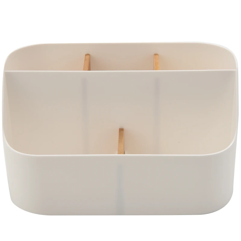 

Desk Organizer Remote Control Holder Makeup Caddy Box For Home & Office