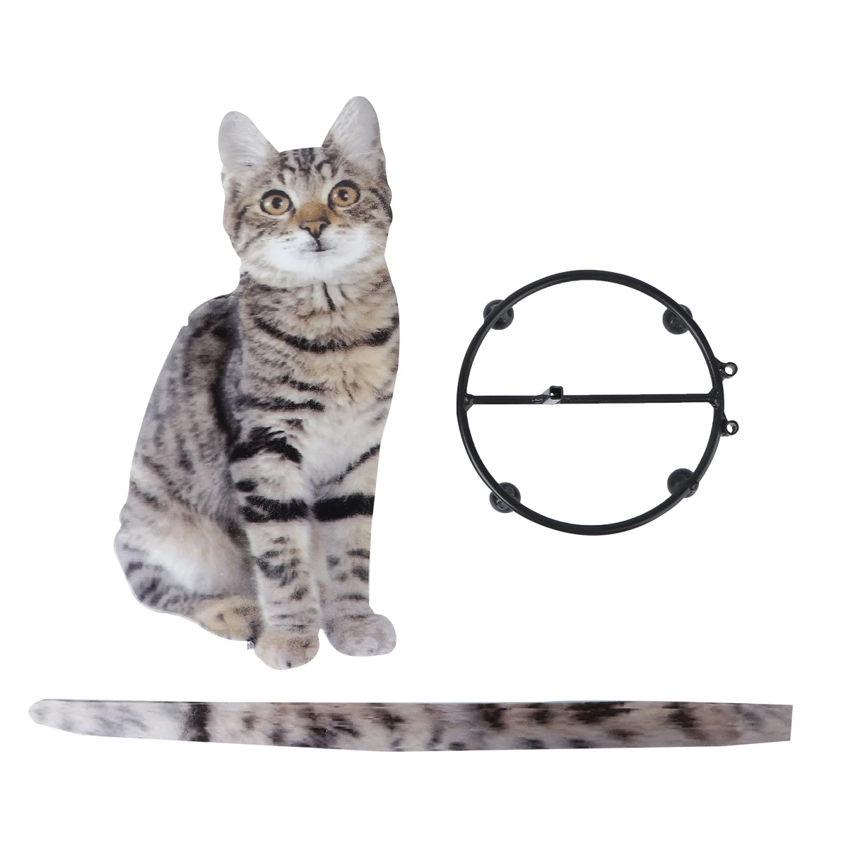 

1PC Cat Shape Holder Free Standing Toilet Roll Organizer Metal Paper Towel Holder for Home Hotel