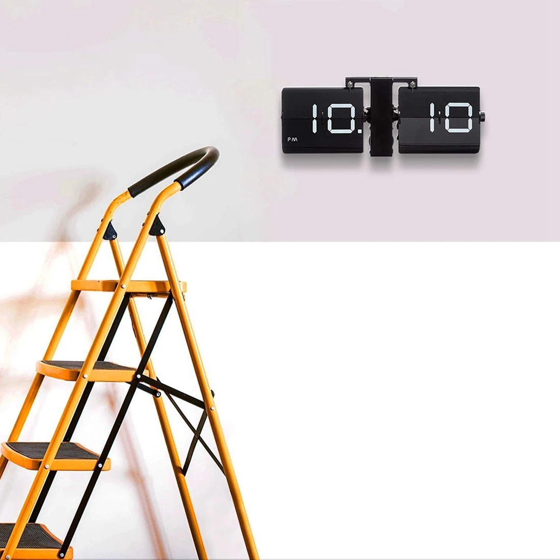 Откидные настенные часы в стиле ретро настольные раскладные с полкой цифровой