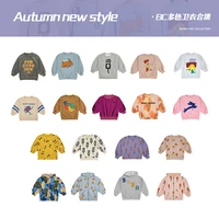 pre sale 2022aw new bc style baby girl trendy cool cartoon print pullover top sweatshirt shipment at the end of august